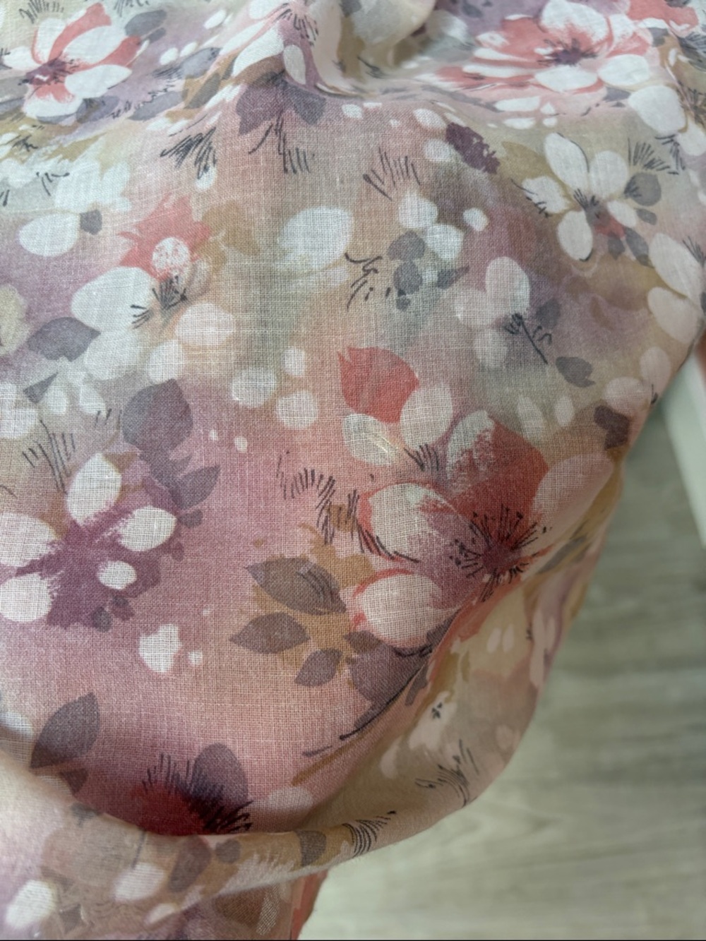 Vintage Sheer Floral Dress | Prairie Style Sz Sm-Med - Picture 7 of 11